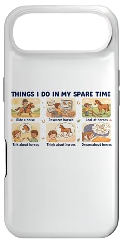 Things I Do In My Spare Time Ride A Horse Funny Horses �X�}�z�P�[�X iPhone Air �p