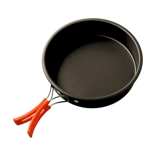 Outdoors Fry Pan,Camping Pan,Camping Cookware,Nonstick Frying Pan For Camping, Alumina Cooking Pan For Backpackers(Small)