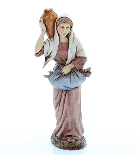 LAVORAZIONE E PITTURA: Realizzata e dipinta interamente in Italia, questa statuina rappresenta un'eccellenza dell'artigianato italiano. Ogni fase del processo produttivo avviene a mano da abili artigiani italiani, garantendo una qualità senza pari.