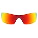 Revant Replacement Lenses for Oakley Batwolf Polarized Fire Red MirrorShield