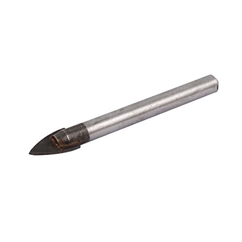 Aexit 12mm Tip Tool Holder 80mm Length Triangle Head Glass Tile Drill Bit Drilling Tool Model:36as657qo225