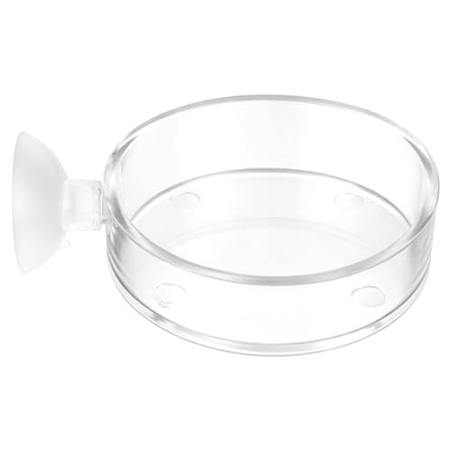 Fish Tank Feeder Dish with Suction Cup for Shrimp and Fish