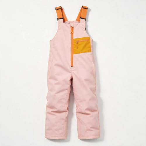 fartey Snow Suit for Kids Girls Waterproof Insulated Snow Bib Overalls - image 5