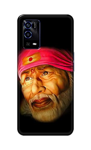 Image of PRINTFIDAA Sai Baba Lord Shiridi Great God Hinduism Religious Hard Back Cover for Oppo A55 Back Cover -(P6) KAT1002