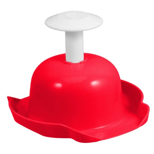 Protector de dedos para cortar verduras rojo ABS miniatura 1