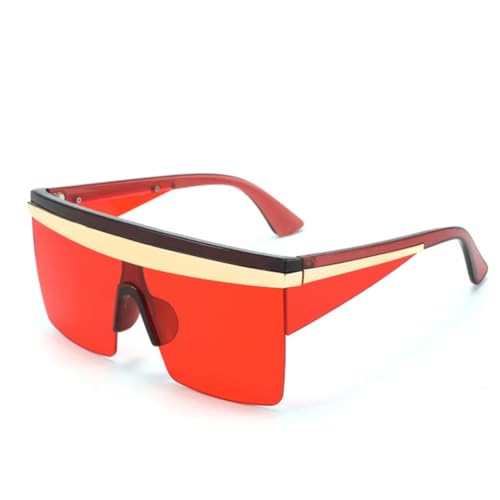 Lunettes de soleil rétro surdimensionnées monobloc pour bloquer les reflets