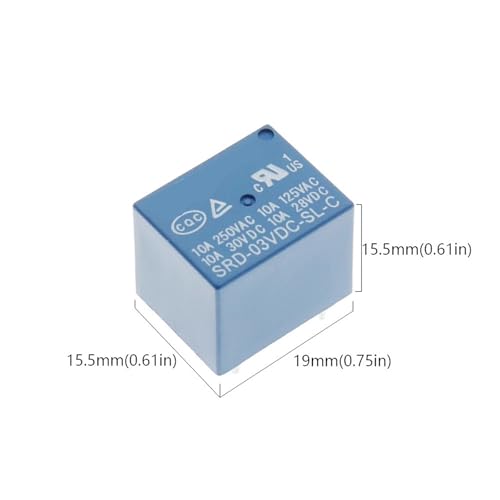 Componente electromecánico SRD-06VDC-SL-C para diseño de prototipos robóticos 4