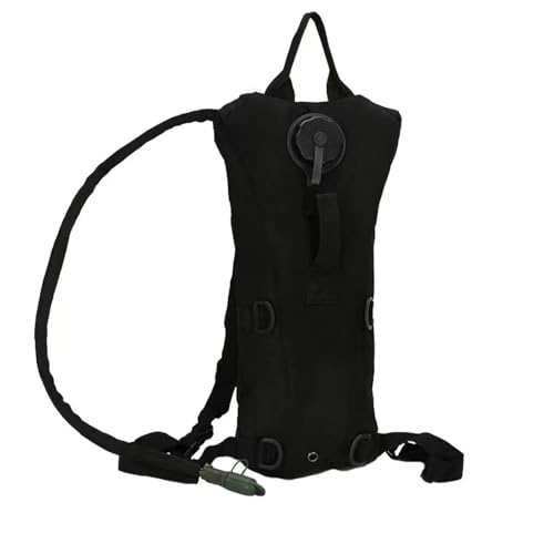 DuDuZui 3L Mochila de Hidratación, Negro Verde Paquete de Hidratación con Vejiga de Agua de 3 litros, Buena para Senderismo, Ciclismo, Escalada, Camping, Correr, Esquiar