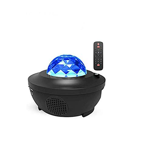 LKNJLL Spielzeug for 2-8 jährige Mädchen, Nachtlichter for Kinder mit 360-Grad-Drehung und 8 Farben-Licht ändern, Romantische Mond-Stern-Projektor,