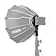 COLBOR MAR Wonder Serie Lichthalterungsadapter C-Halterung auf Bowens-Halterung. Kompatibel nur mit COLBOR W100/W60-Serie (bi-Color &RGB) COB-Videoleuchten