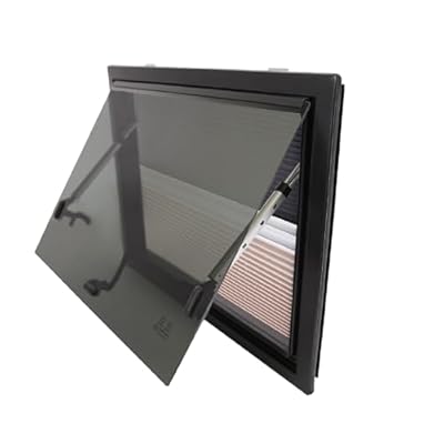 TrueyEssence Camper Push Out Window, RV Window with Screen Exit Window Replacement for RV Camper Caravan 650x500mm/25.59x19.69in