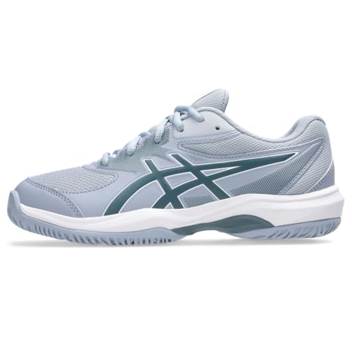 ASICS Kid's Gel-Game Grade School Tennis Shoes, 4.5, Grey...