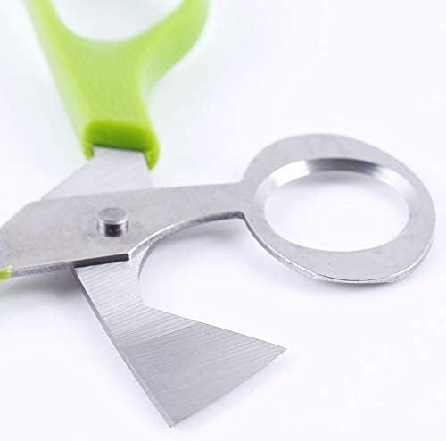Kitchen Scissors Kitchen Shears Green Stainless Steel Bird Egg Kitchen Knife Cooking Egg Accessories Poultry Shears