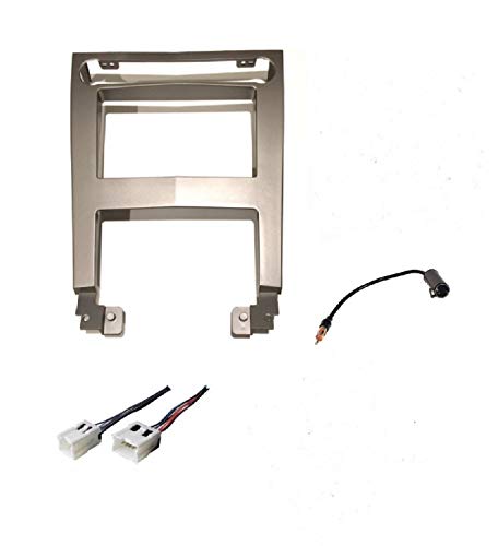 ASC Audio Car Stereo Install Dash Kit, Wire Harness, and Antenna Adapter for Installing a Double Din Aftermarket Radio for 2004 2005 2006 Nissan Maxima