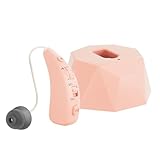 Wiederaufladbarer Tonverstärker mit Rauschfilter & Ladestation – Diskretes Audiogerät mit intelligenter Sprachverstärkung, verstellbarer Lautstärke & 35h Akkulaufzeit