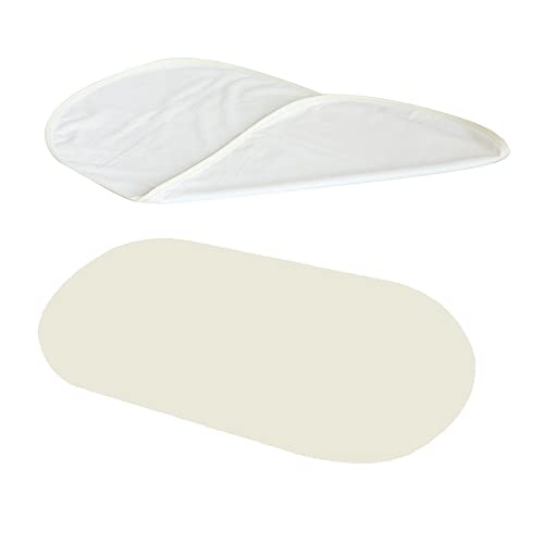 Image of Co Storage Cradle Mattress Bassinet Mattress Baby Crib Mattress Organic Cotton Foam Mattress Pad with Extra Waterproof Bamboo Sheet Liner