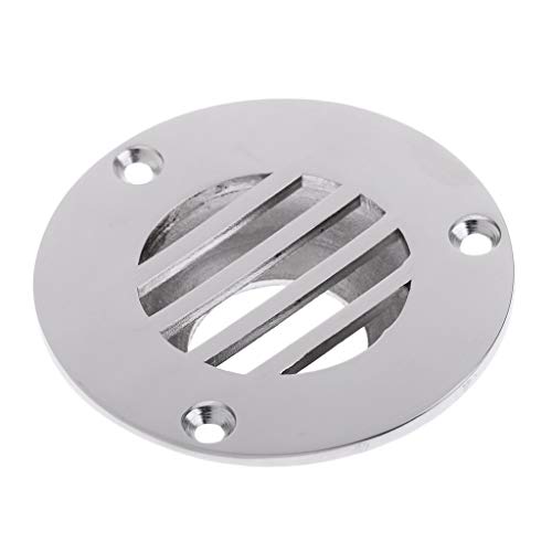 Compact 1.7'' Cut Out Boat Floor Deck Drain - For Marine 316 Stainless