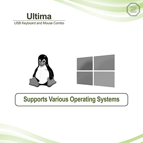 Image of Zebion Ultima USB Keyboard and Mouse Set for Computers & Laptops with 1200 DPI, 1.3 Meter Cable, Comfortable Usage, Silent Typing and Matte Finish
