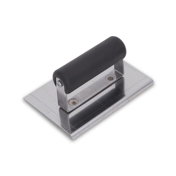 6 x 3 in. Stainless Steel Edger with Plastic Handle