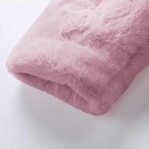 𝗛ooded Jacket for Baby Girls Thick Fleece Long Sleeve Zipper Puffy 𝗖artoon Outwear Winter Warm Windproof Coat2