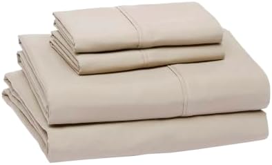 Amazon Basics Microfiber Sheet Set - Queen, Taupe - View 3