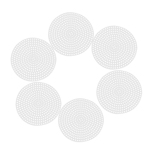 Hohopeti Portable Quilting Sheets 6pcs Circular Cross Stitch Grid Panels Mesh Sheets