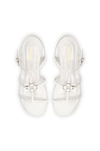Hana Flat In White Patent Leather3