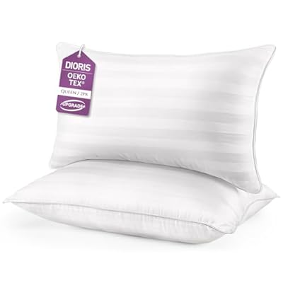 DIORIS Pillows Queen Size Set of 2 - Luxury Hot...