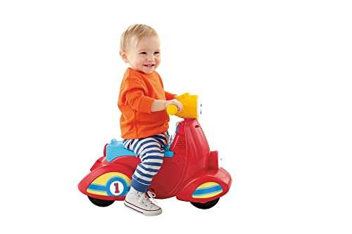 Fisher-Price Laugh & Learn Toddler Ride-On, Smart Stages Scooter, Musical Learning Toy With Motion-Activated Songs For Ages 1+ Years #TOP24