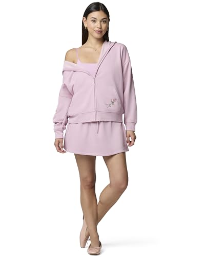 Image of florence by mills Women's Cozy Crush Oversized Graphic Zip Hoodie