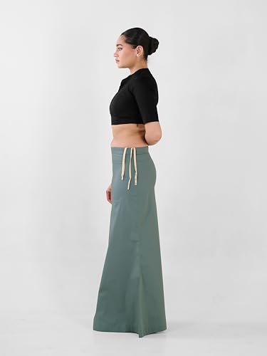 Image of I AM BY DOLLYJAIN D'coat Simple with Extender Length Adjustable for Women - 99% Cotton, 1% Lycra Stylish Lightweight Coat for Casual and Formal Wear