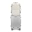 2/p set Silver zipperless (w/ laptop bag)