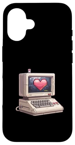 Vintage Software Developer Lovers - Funny 8-Bit Computer Case for iPhone 16