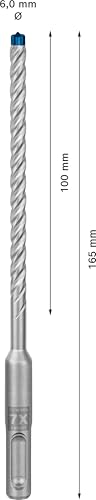 Bosch Professional 10x Expert SDS plus-7X Hammerbohrer (für Stahlbeton, Ø 6,00x165 mm, Zubehör Bohrhammer) – Ansicht 3