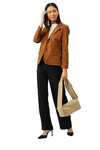Image of Leather Retail Women's Suede Faux Leather Jacket