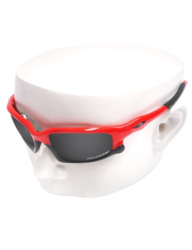 Image of OOWLIT Replacement Lenses Compatible with Oakley Split Jacket OO9099-61mm Sunglass