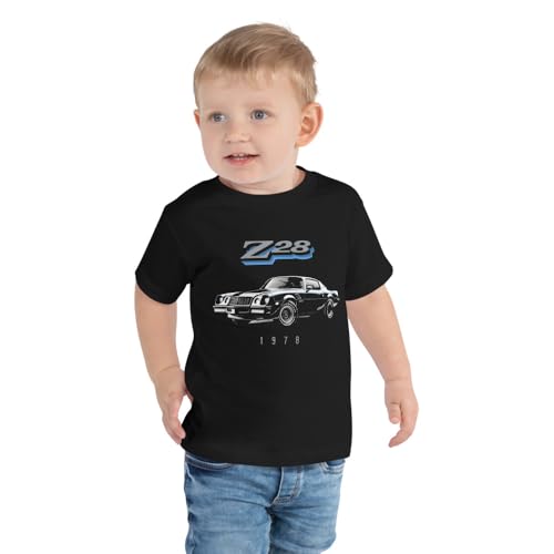 1978 Camaro Z28 t-Shirt for Chevy Classic Car Fans Bowtie Enthusiasts Gearheads Toddler Tee