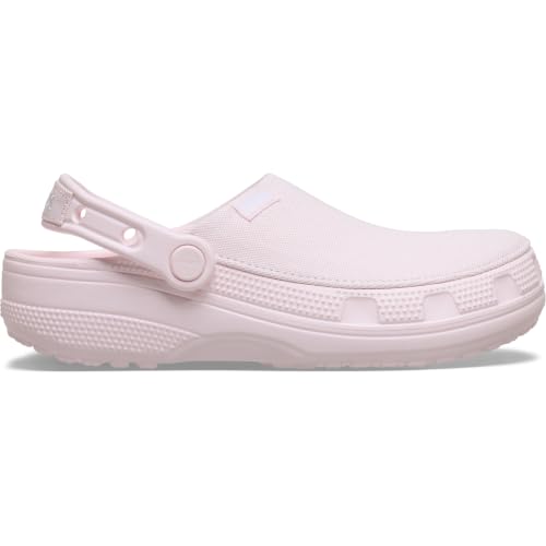 Image of Crocs Unisex-Adult Classic Crafted Canvas Clogs for Men and Women, Bubble Ice, 4 Women /2 Men