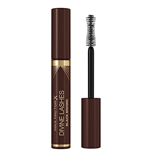 Max Factor Divine Lashes - Máscara de pestañas, tono 002 negro-marrón