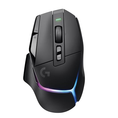 Logitech G502 X Plus Lightspeed Wireless Optical Mouse – LIGHTFORCE hybrid switches, LIGHTSYNC RGB, HERO 25K gaming sensor, compatible with PC – macOS/Windows – Black