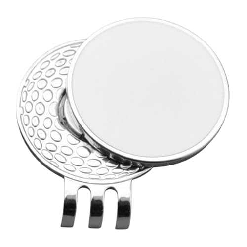 ゴルフボールマーカーハットクリップ、メタルゴルフボールマーカー | ゴルフボールマーカー金属製磁気ゴルフボールマーカー - アウトドア スポーツ用品 ベルトとポケット クリップオン ゴルフ ボール マーカー ボーイフレンド、息子用