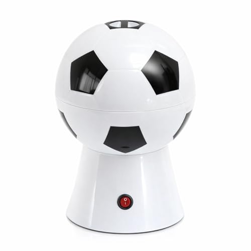 Image of Popcorn Machine Big Vintage Collection and Electric Popcorn Maker Making Machine,Automatic Instant Popcorn Maker Stylish Design 1200-Watts Electric Popcorn Maker Machine For Home Use (Football)