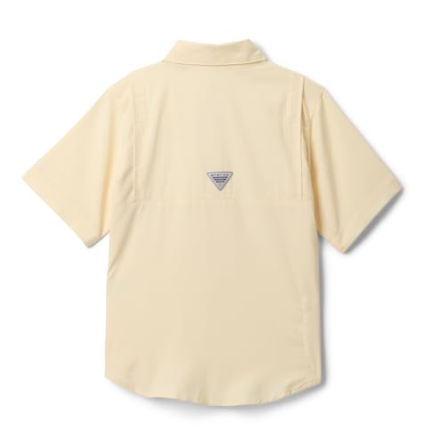 Columbia Boys PFG Tamiami Short Sleeve Shirt, Lemon Wash, Large2