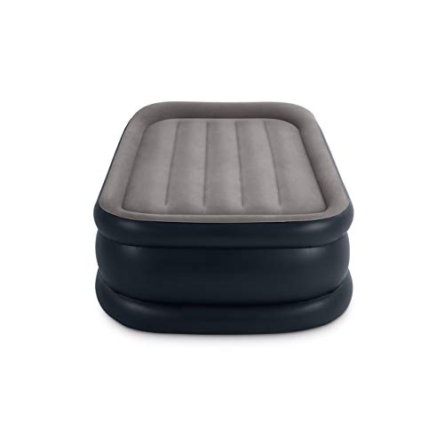 Intex Dura-Beam Series Deluxe Pillow Rest Raised Airbed With Internal Pump & Built-In Pillow, Twin #TOP2