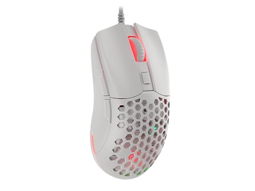 Souris Gaming Krypton 750 RGB blanche avec capteur 8000 DPI ultra précise