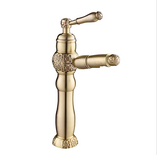Robinet de lavabo rétractable pour une salle de bain rétro et moderne