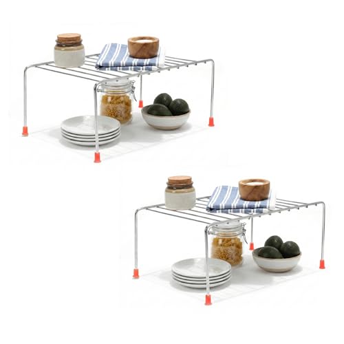 Image of Namani Spice Rack Stainless Steel Combo Kitchen Bed Rack Kitchen Pantry Storage Organizer Shelves, Dish Rack, Countertop Organizer (2)