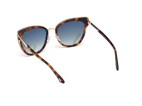 Tom Ford Butterfly Sunglasses TF717 Simona 53Q Blonde Havana/Gold 57mm FT07173
