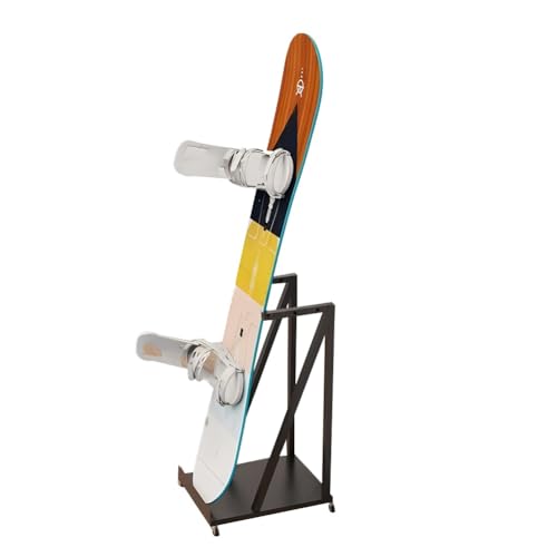 ERoomQ Skateboard Rack, Metal Skateboard Storage Rack, Scooter/Skateboards/Skis Skateboard Display Rack Stand, for Garage & Shop (Black a)