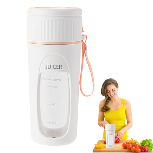 Licuadora Pequeña | Utensilios de Cocina Potentes | Pequeña Licuadora Para Frutas Con Vasos,Para Leche, Café, Hogar, Oficina, Acampada, Viajes, Deportes y Actividades al Aire